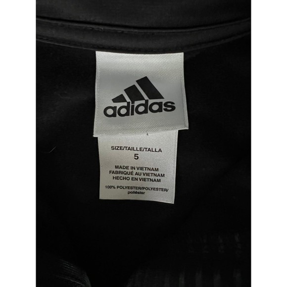 Adidas‎ Sweatshirt Youth Small Full Zip Hoodie Fleece Jacket - Picture 5 of 6